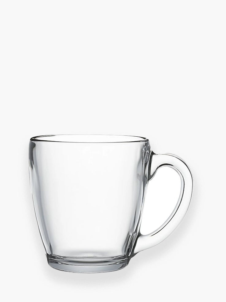 Toasted Clear Glass Coffee Mug